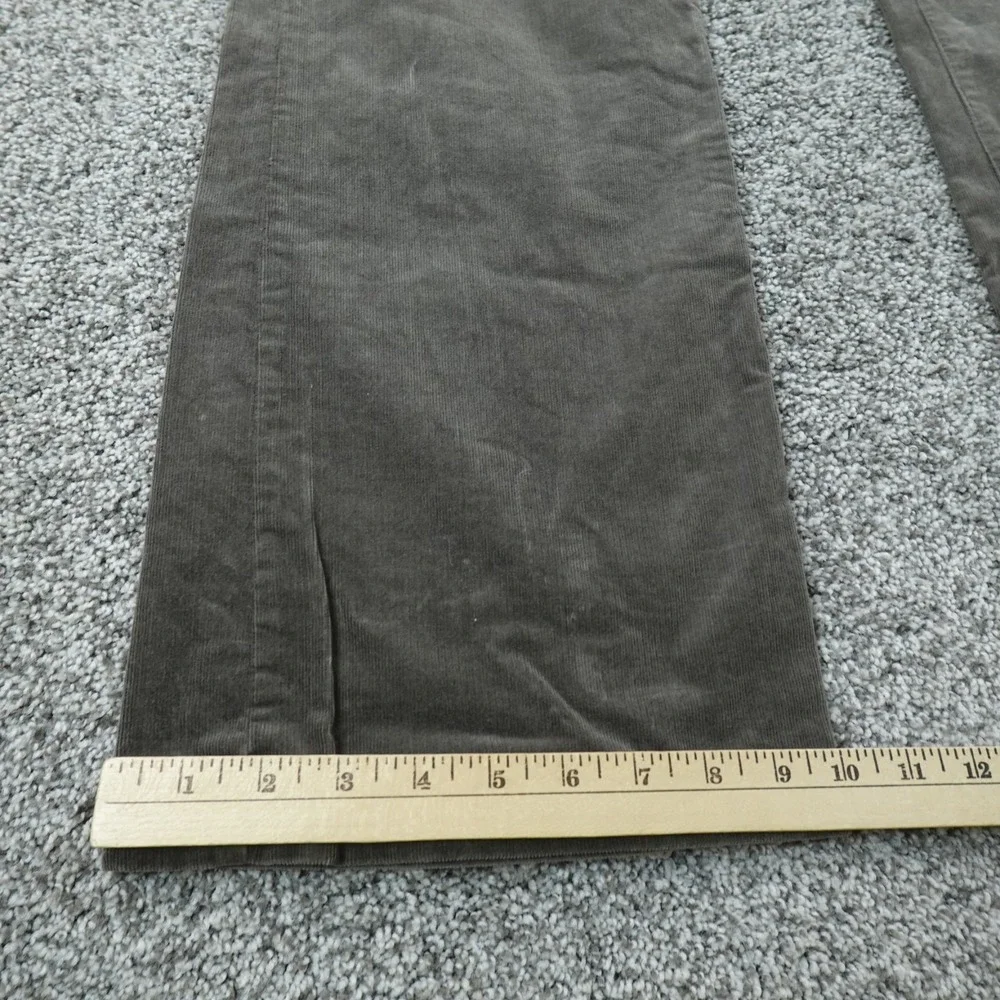 Ralph Lauren Pants Womens 12 Brown Corduroy Classic Boot Cut High Rise Stretch
